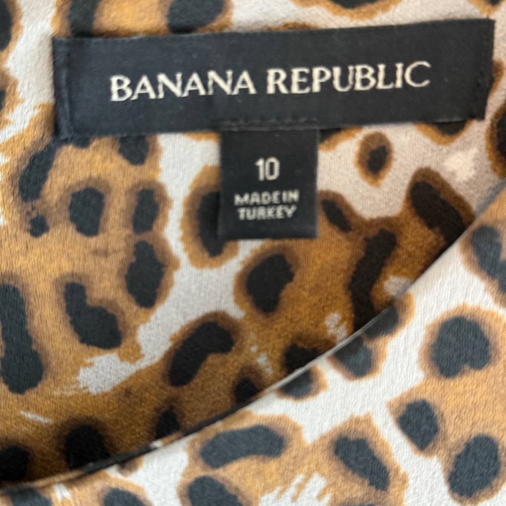 Banana Republic Aline Leopard Print Dress - Picture 5 of 9